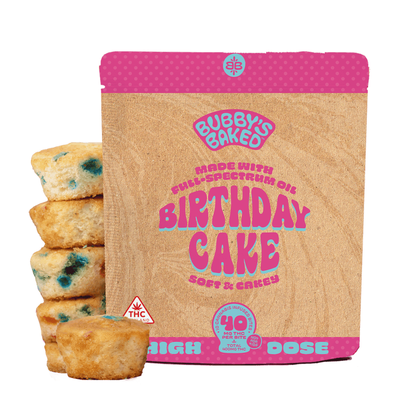 Bubby's Baked Birthday Cake Bites (10CT - 400mg THC)